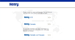 Desktop Screenshot of henry.com