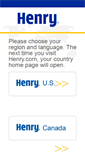 Mobile Screenshot of henry.com