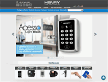 Tablet Screenshot of henry.com.br